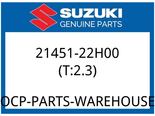 Suzuki OEM Part 21451-22H00 PLATE,CLUTCH DRIVEN NO.1 (T:2