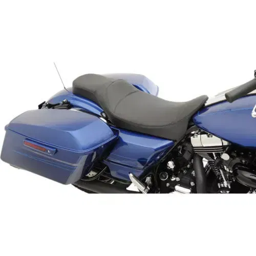 Drag Specialties Mild Stitch Extended Reach Predator Seat 08-17 Harley Touring