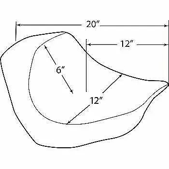 Drag Specialties Scorpion Stitch EZ-On Mount Solo Seat for Harley Breakout