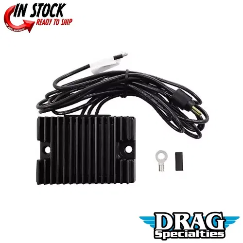 Drag Specitalites 2112-1064 Black Premium Voltage Regulator for 92-93 Sportster