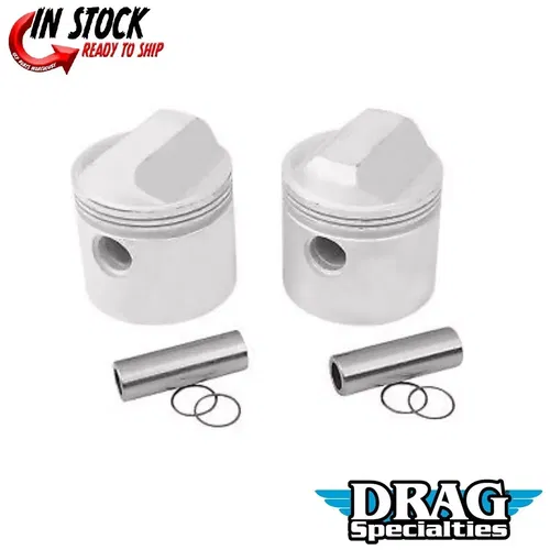 Drag Specialties DS-750752 .020" 1000CC High Compression Pistons for 72-85 XL