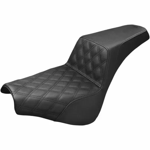 Saddlemen Black Step-Up Front Lattice Stitch Seat 2018-20 Harley Softail Models