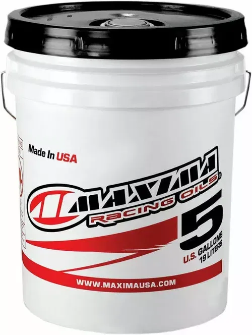 Maxima Racing Oil Motorcycle Racing Fork Fluid/Oil | 5W | 5 Gallon | 59505-5