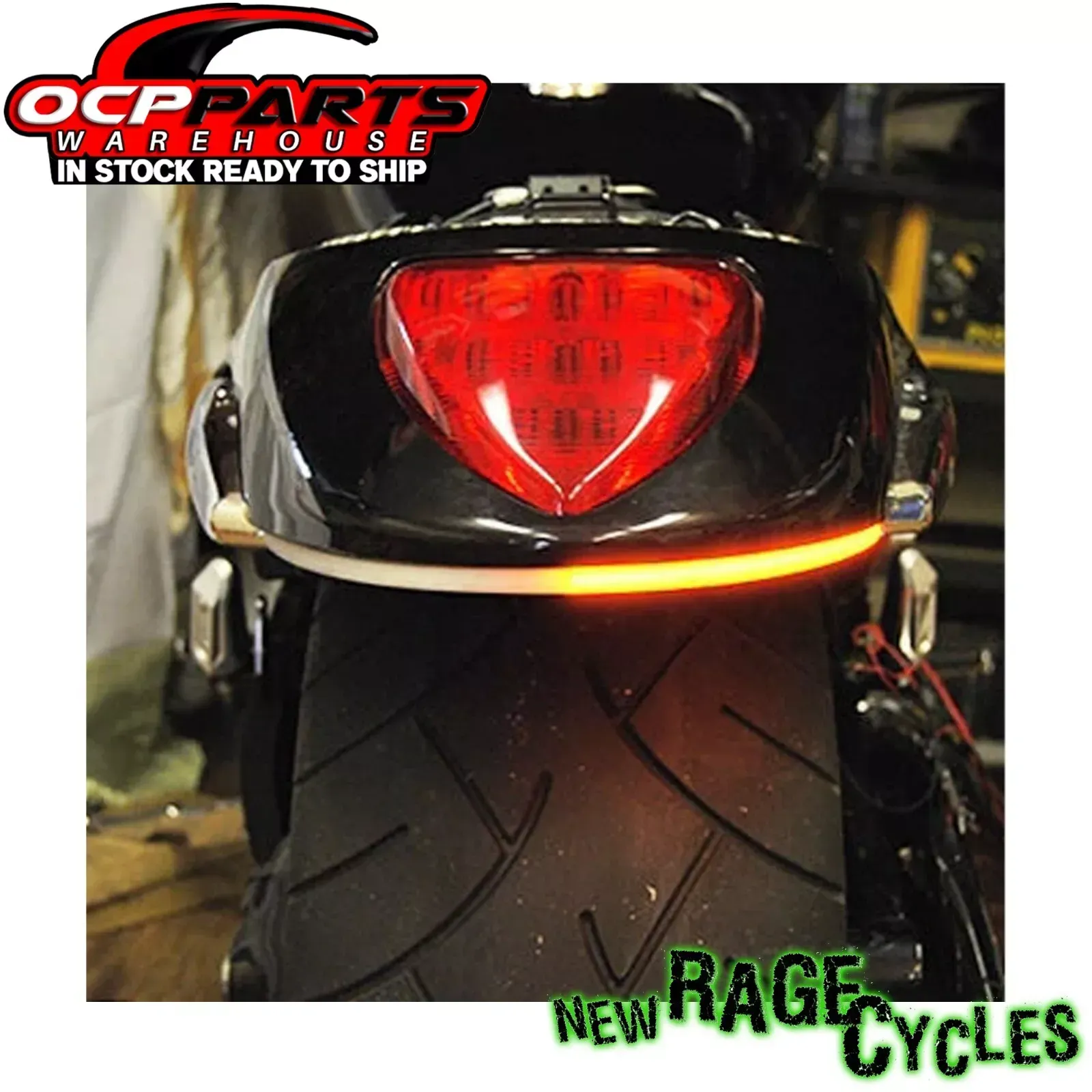 NEW! New Rage Cycles Rear LED Turn Signal for 2006 & Up Suzuki M109R Boulevard