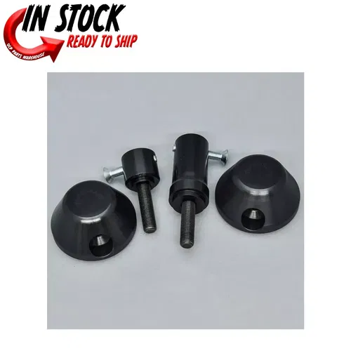 YAMAHA 2015-2024 YZF-R1 WOODCRAFT RACING FRAME SLIDER KIT WITH BLACK PUCKS
