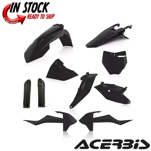 Acerbis Full Plastic Kit Black KTM 85 SX 2018-2021 GasGas MC 85 2021