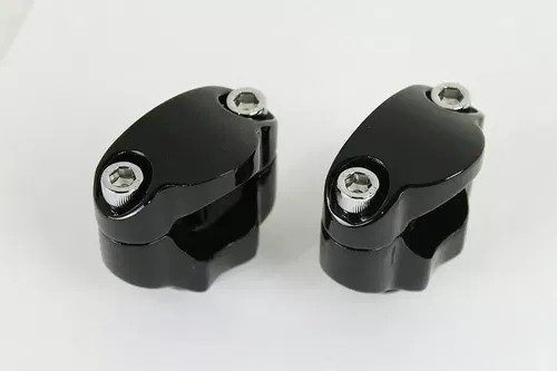 1-1/4" Riser Kit Black for Harley Davidson by V-Twin Night Train Softail