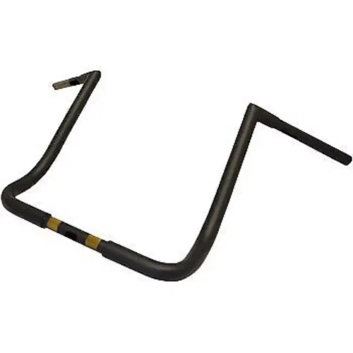 LA Choppers Flat Black 1 1/4" Twin Peaks 16" Handlebars for Batwing Fairing