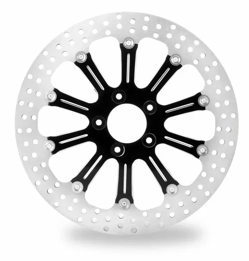 Performance Machine PM Revel Platinum Cut Front 13" Brake Rotor Harley Black
