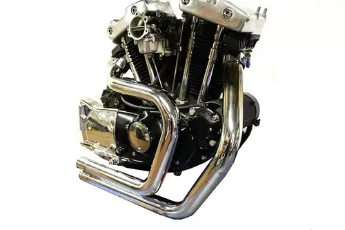 Alphabet XL Exhaust Header Set Chrome fits Harley Davidson 30-0899