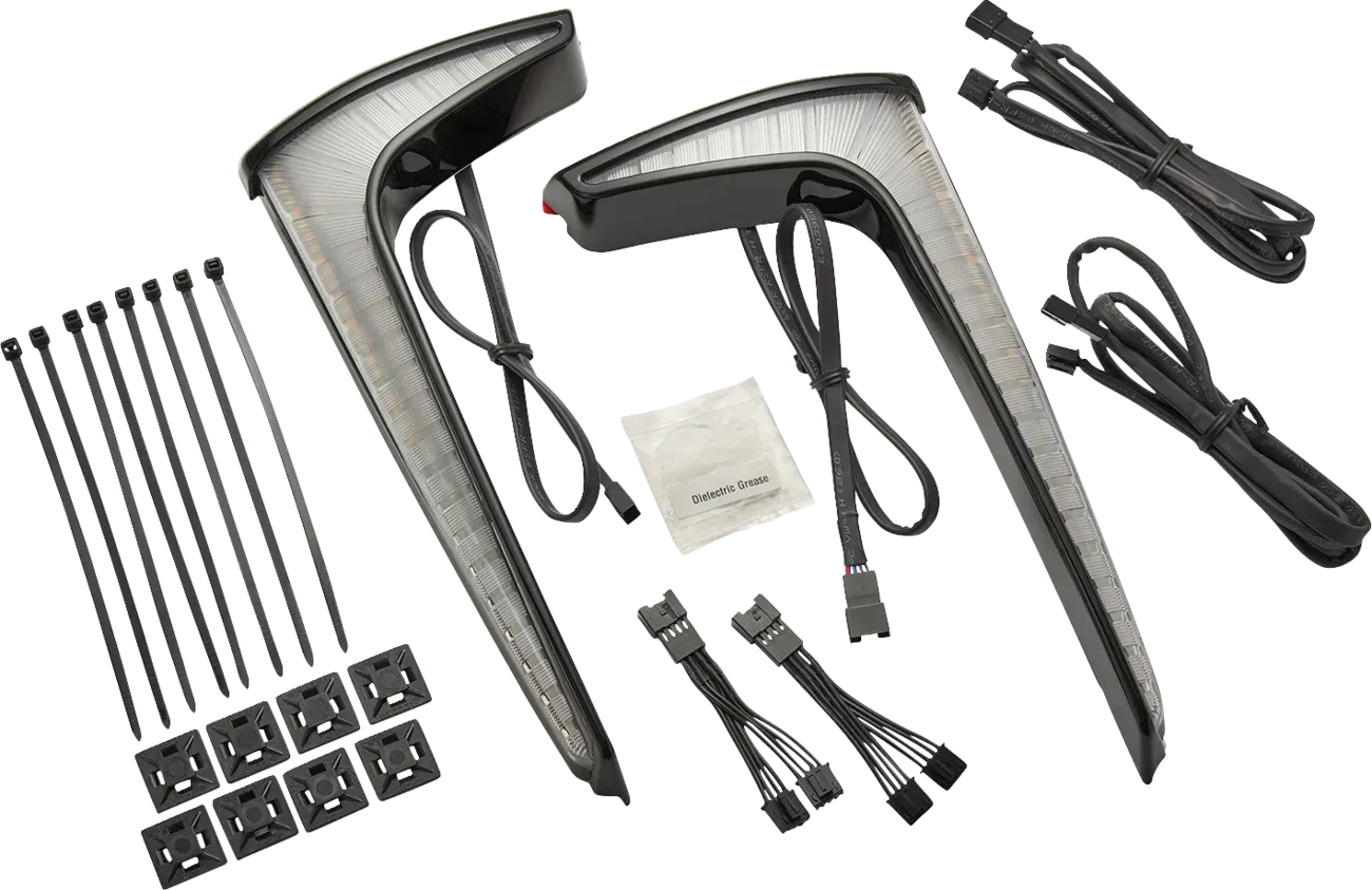 CIRO Lights - Lower Fairing - Black - Fits Indian 46801