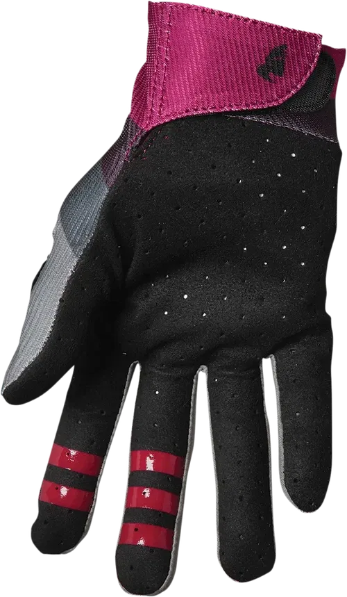 THOR Assist React Gloves - Gray/Purple - XS 3360-0062