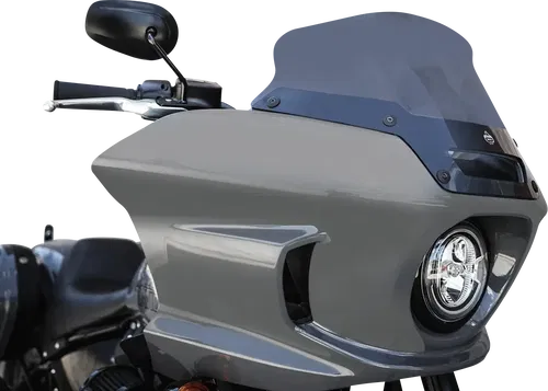 KLOCK WERKS Flare* Windshield - Fits 6" - Dark Smoke - FXLRST KWW-02-0607-DS