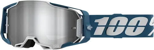 100% Armega Goggle - Albar - Flash Silver Mirror Lens 50005-00005