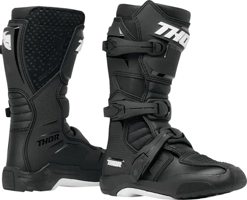 THOR Youth Blitz Fits XR Boots - Black/White - Size 1 3411-0724