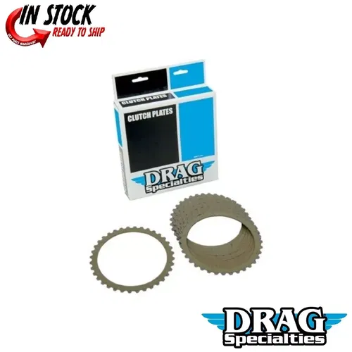 Drag Specialties Clutch Plates Kit Made with Kevlar Harley Sportster Iron 91-22