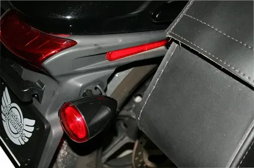 Custom Dynamics Gloss Black ProBeam Red Universal Turn Signal Kit 2020-1737