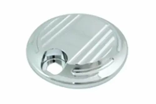 Fuel Tank Console Door for Harley Davidson motorcycles Chrome by V-Twin