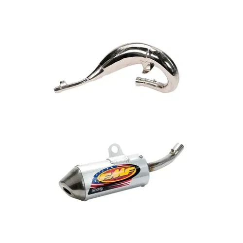 FMF GOLD SERIES FATTY PIPE W/ POWERCORE 2 SHORTY MUFFLER HONDA 2002-2003 CR125R