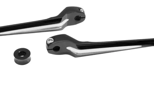 Performance Machine Heel Toe Shift Levers for Harley FLH/T Softail Models Black