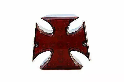 Maltese LED Tail Lamp with Red Lens for Harley Davidson by V-Twin