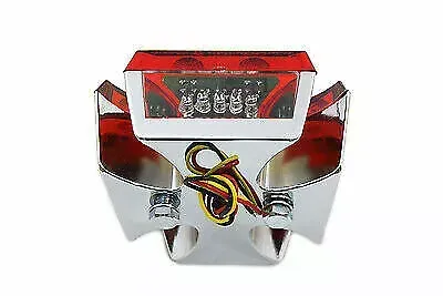 Maltese LED Tail Lamp with Red Lens for Harley Davidson by V-Twin
