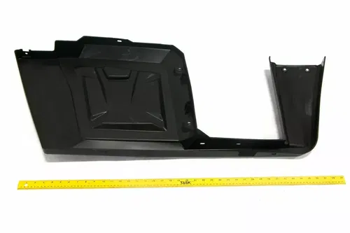 Polaris Fender, Rear, Left Side, Gloss Black, Genuine OEM Part 5437566-070