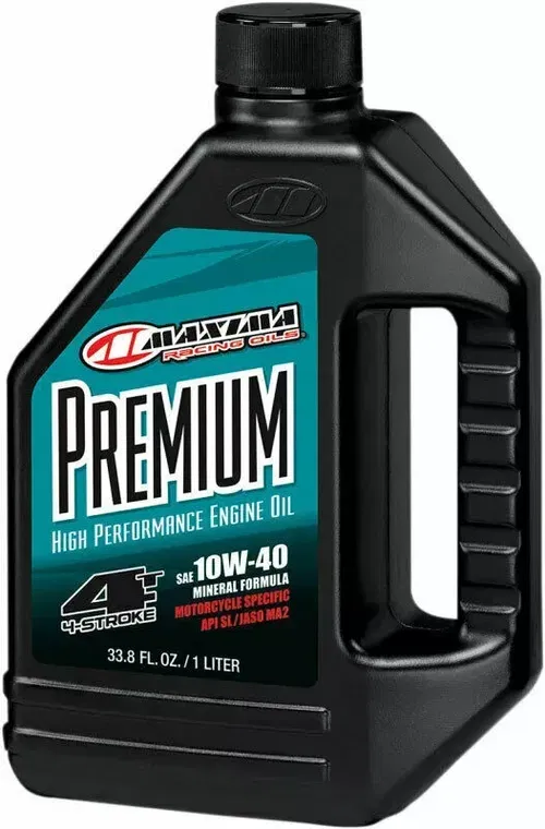 Maxima Racing Oil Maxum 4 Premium 4-Stroke Motor Oil | 10W-40 | 1 Liter | 34901
