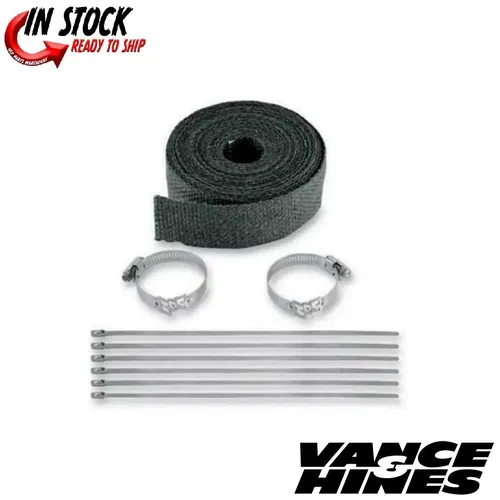 Vance & Hines Header Wrap Kit Fiberglass 25' Black 26523