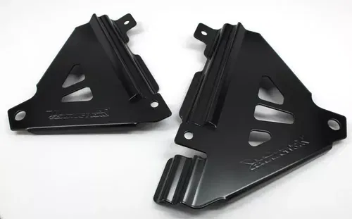 Works Connection Aluminum Radiator Braces 2016 Kawasaki KX450F Black 18-B299
