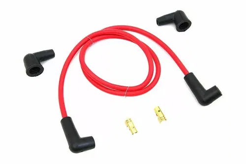 Red Spark Plug Wire Set for Harley Davidson by V-Twin