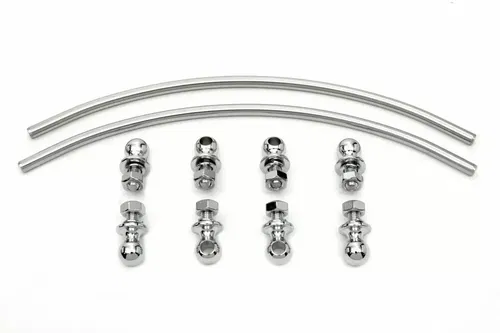 Chrome Driver Footboard Trim for Harley Davidson by V-Twin