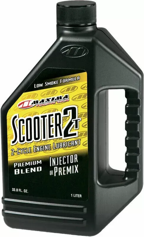Maxima Racing Oil Scooter 2T 2-Stroke Injection or Premix Oil | 1 Liter | 26901