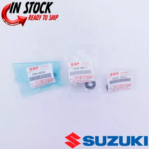 SUZUKI WATER PUMP KIT GEAR SHAFT  W/ OIL SEALS 1987-1992 LT250R OEM NEW