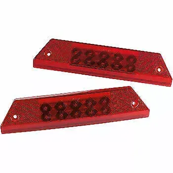 Moose Utility Division LED Tail Lights for Ranger Full Red 2001-2239