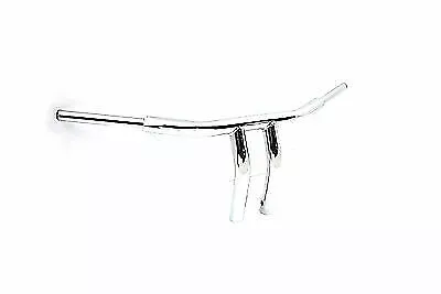 10" Fatster 'T' Handlebar with Indents for Harley Davidson by V-Twin
