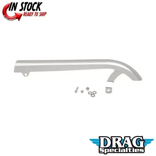 Chrome Upper Belt Guard for Harley Dyna FXD Super Glide FXDB Street Bob 07-17