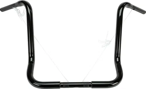 HARDDRIVE Bagger Apehanger Bars 18 RISE Gloss Black 820-1253B
