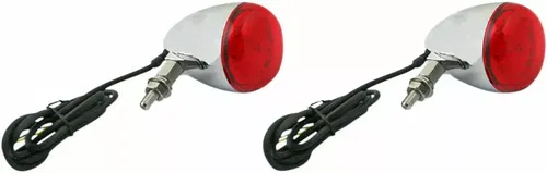 Custom Dynamics Chrome ProBeam Red Universal Turn Signal Kit 2020-1740