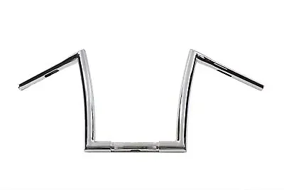 10-1/2" Z-Bar Handlebar with Wiring Holes for Harley Davidson by V-Twin