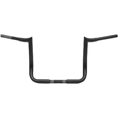 LA CHOPPERS Matte Black 1-1/4" Prime 13" Ape Hanger Bagger Handlebars