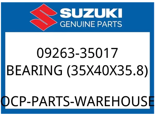 Suzuki OEM Part 09263-35017 BEARING, PRIMARY DRIVEN GEAR