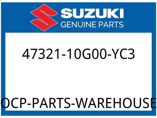 Suzuki OEM Part 47321-10G00-YC3 COVER, FRAME LOWER (WHITE)