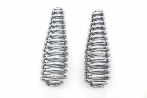 Chrome 6  Seat Spring Set for Harley Davidson by V-Twin