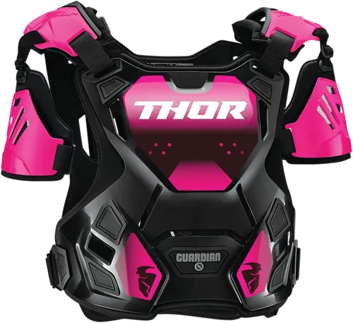 THOR Fits Women's Guardian Deflector - Black/Pink - M/L 2701-0963