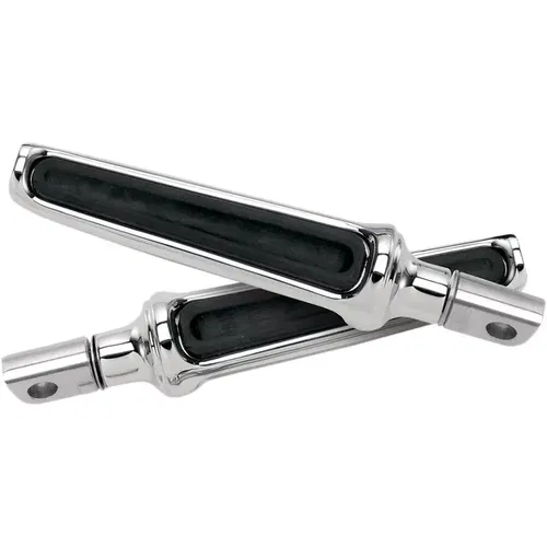 Performance Machine PM Contour Rubber Insert Male Foot Pegs for Harley Chrome