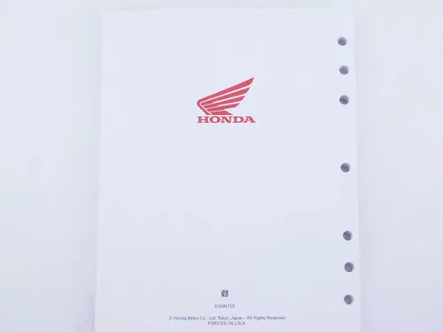 New Genuine Honda Service Manual 1999-2004 TRX400EX TRX400 400EX Sportrax OEM