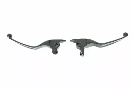 Matte Black Wide Hand Lever Set for Harley Davidson by V-Twin  26-0005