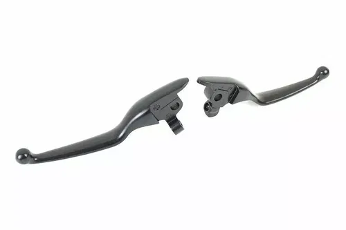 Matte Black Wide Hand Lever Set for Harley Davidson by V-Twin  26-0005