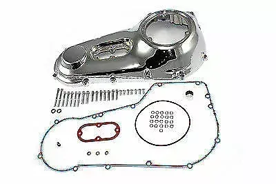 Chrome Outer Primary Cover Kit for Harley Davidson by V-Twin
